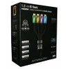 PDP Quad HDMI kabelis 6' AfterGlow (žalia/auksinė/alyvinė/mėlyna)