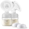 „Philips Avent“ – dvigubo krūties pompos rinkinys, patogi silikoninė pagalvėlė