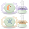 „Philips Avent“ – „Ultra Start“, 0–2 mėn., naktinis, šviesiai rožinis / šviesiai geltonas