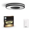 Lubinis šviestuvas Philips Hue Be baltos atmosferos išmanusis lubų šviestuvas, juodas