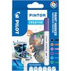 Pilot Pen Pilot - Pintor Creative žymeklių dėžutė su 6 klasikinėmis spalvomis (smulkus galiukas)