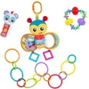 Playgro Bumble Bee Baby Gift Set – Sensory Activity Toys for Newborns
