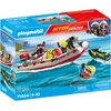 PLAYMOBIL ACTION HEROES Ugniagesių laivas su vandens motociklu 71464