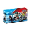 Playmobil – policijos motociklas: pinigų plėšiko persekiojimas (70572)