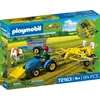 Playmobil Traktorius su šieno vartytuvu