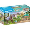 Konstruktorius Playmobil Trys arkliai su balnais 71356