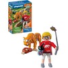 PLAYMOBIL - Zoologijos sodas: Tigras ir lankytojas (72089)