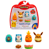 Pokémon - Squishalongs 4 vnt. Eevee/Snorlax (SQAL0068)