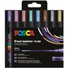 Posca - Medium Tip Pen - Metallic colors, 8 pc (401668)