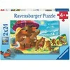 Dėlionė Ravensburger - Meškiukų šeimos atostogos 2x24p (12004046)