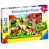 Dėlionė Ravensburger – laimingos dienos žirgyne 2x12p – 05178