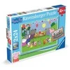 Dėlionė Ravensburger - Peppa Pig 2x24p - (12004018)