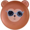 Rice - Kids Plate - Monkey Print - Mat Finish