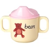 Rice - Melamine 2 Handle Baby Cup with ABCPrint - Rožinė - 250 ml