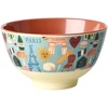 Rice - Melamine Bowl with Paris Mon Amour Print - Burnt Oranžinis - Small - 300 ml