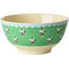 Rice - Melamine Bowl with Snoopy Print - Žalias - Medium - 700 ml