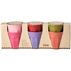 Rice - Melamine Cups - Assorted Solid Colors - Medium
