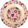 Rice - Melamine Kids Bowl with ABC Print - Rožinė - 250 ml