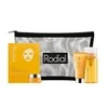 „Little Luxuries“ rinkinys „Rodial“: skaistinamasis veido gelis su vitaminu C, 20 ml + skaistinamoji pudra su vitaminu C, 15 ml + skaistinamasis tonikas su vitaminu C, 100 ml + energizuojanti veido kaukė su vitaminu C, 20 g