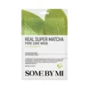 SOME BY MI Real Super Matcha Pore Care Mask - poras prižiūrinti lakštinė kaukė su matcha, 1 vnt.