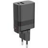 Speedlink - Kelioninis įkroviklis USB-A ir USB-C 15W, skirtas JAV-JK-ES, juodas
