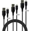 Speedlink – USB-A į USB-C kabelių rinkinys, juodas