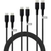 Speedlink – USB-C į USB-C kabelių rinkinys, juodas