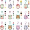 Squishalongs – 2,5 cm raktų pakabukas, 4 pakuotės asistentas (2420102)