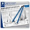 Staedtler Mars Lumograph 24 flomasteriai (100G24)