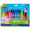 Staedtlerpeppa Pig Staedtler Peppa Pig vaškinės kreidelės – 12 vnt. įvairių spalvų (224 C12 L1)