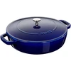 STAUB Ketaus keptuvė su dangčiu 24 cm, mėlyna