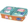 Pietų dėžutė STOR Multi Box Peppa Pig, Oranžinės spalvos