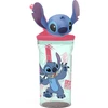 Puodelis su šiaudeliais,Stitch, 360 ml
