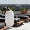 KOODUU SYNERGY 50 LED lempa su garsiakalbiu ir gėrimų aušintuvu - 56 x 32 cm, Baltas