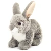Teddy Hermann - Sėdintis triušis pilkas 18 cm (TH937012)