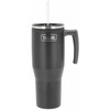 Thermos Termosas – termo puodelis su rankena, 1,1 litro – matinės juodos spalvos