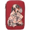 Top Model TOPModel - Double Pieštukas Case FUR EVER FRIENDS - Deep, Warm Raudona