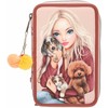 Top Model TOPModel - Triple Pieštukas Case FUR EVER FRIENDS - Powdery Rožinė and Copper