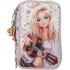 Top Model TOPModel - Triple Pieštukas Case COWGIRL - Kreminis-Coloured with Pale Violetinė Accents