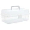 TOYMAX - Dėžė daiktams su 2 lentynomis, 31 x 14,2 x 17,5 cm, skaidri (714225)