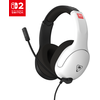 „Turtle Beach“ ausinės su mikrofonu „Airlite Fit Nintendo Switch 2“, juodos/baltos