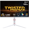 „Twisted Minds“ – „Arctic Pro“ serijos 24 colių FHD – 180 Hz 0,5 ms spartos IPS HDMI 2.1 žaidimų monitorius – baltas