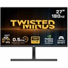 „Twisted Minds“ – „Blaze“ serijos plokščias 27 colių FHD – 180 Hz 0,5 ms greitas IPS HDMI 2.1 žaidimų monitorius, juodas