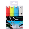 UNIBALL Uni Chalk marker sæt med 4 stk PWE-8K