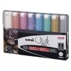 Uni - Chalkmarker 8M - Metallic spalvos, 8 vnt