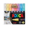 „Posca“ – PC1MC – „Extra Fine Bullet Tip“ rašiklis – švelnios spalvos, 8 vnt