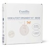 Vanilla Copenhagen - rankų ir kojų molio rinkinys - smėlio spalvos - Ø11 cm (MEMO1025)