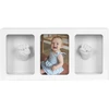 Vanilla Copenhagen - Hand & Footprint 3D Frame - Baltas - 33 X 17,5 X 5 cm