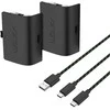 VENOM Batteries for Xbox Series / Xbox One juoda (2vnt.) + 3m laidas