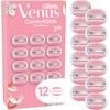 Venus – „ComfortGlide Spa Breeze“ skutimosi peiliukai – rožiniai/balti – 12 vnt.